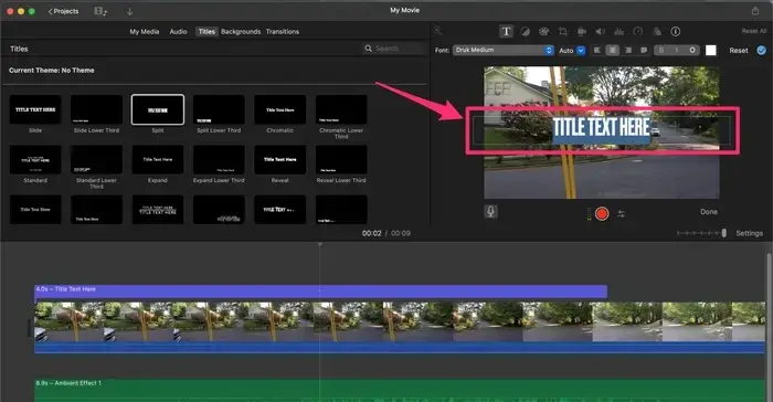 how to add a logo to a video in imovie text logo 2