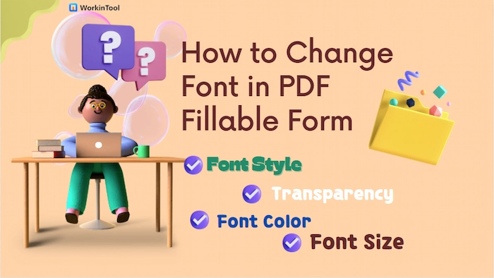 how to change font in pdf