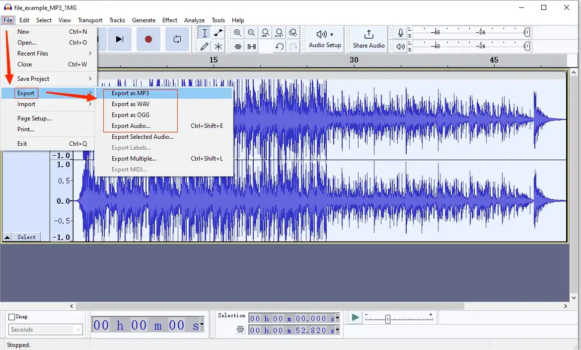 how to combine voice memos on mac in audacity 2