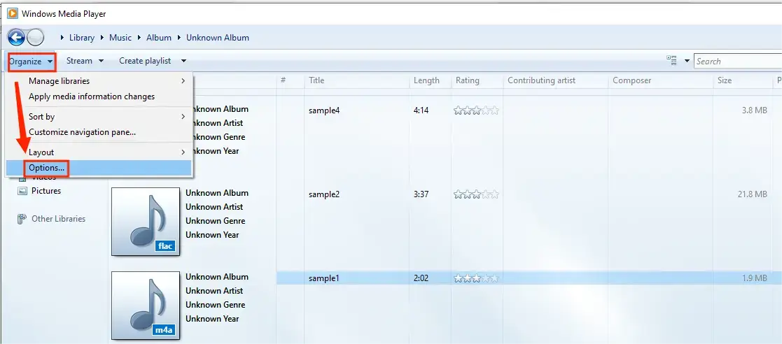 how to convert m4a to mp3 in windows media player 1