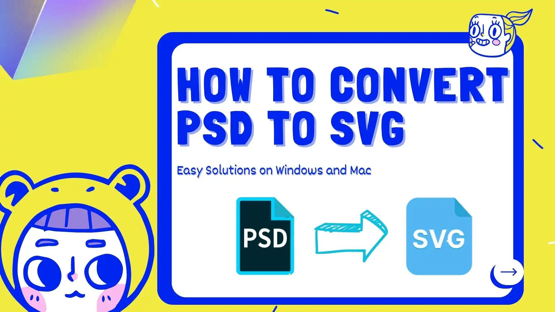 Easy Solutions | How to Convert PSD to SVG on Windows and Mac