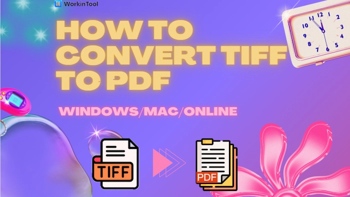 how to convert tiff to pdf