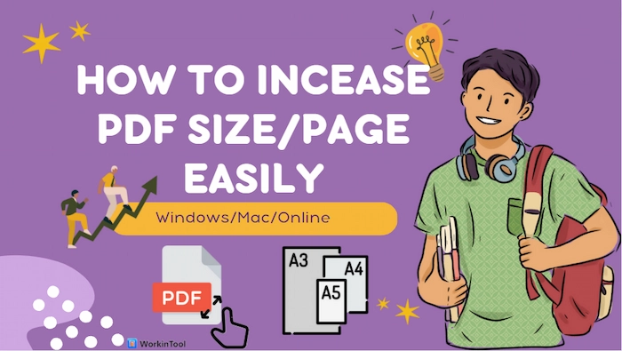 how to increase pdf size