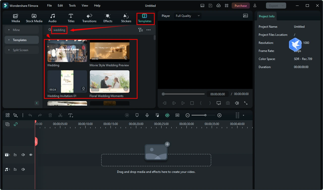 how to make a wedding video on mac using fimora 1