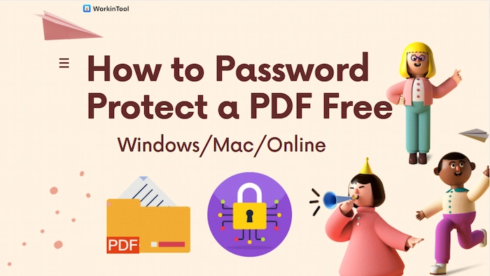 How to Password Protect a PDF Free on Windows/Mac/Online | 5 Ways
