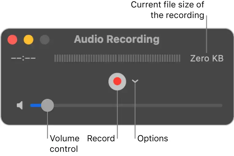 how to record audio from computer on mac