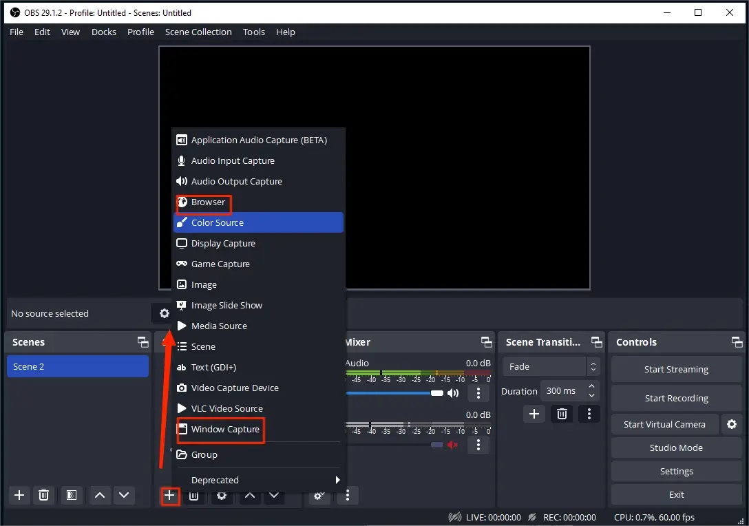 how to record on spectrum on mac using obs 1