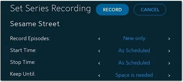 how to record on spectrum with its inbuilt cloud dvr 2