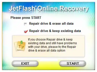jetflash online recovery tool