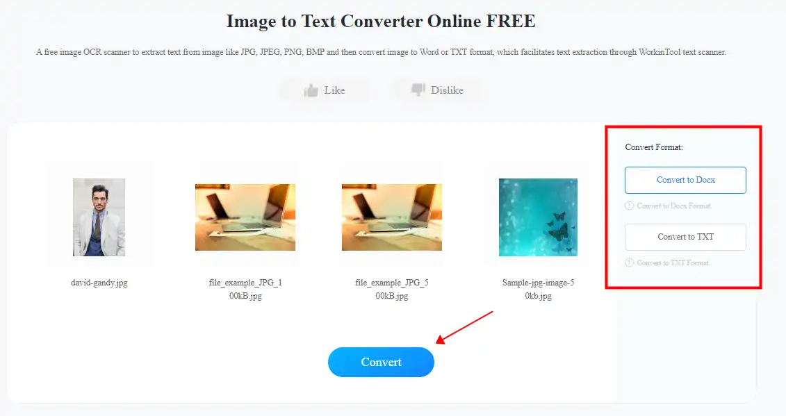 How To Convert Images To Text On Windows Mac And Online WorkinTool