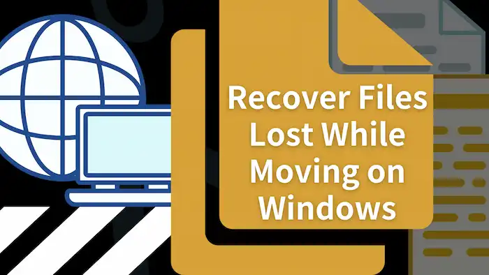 recover files lost while moving