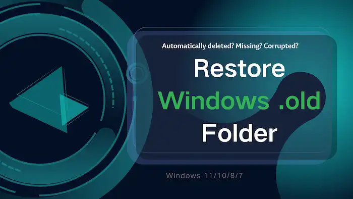 restore windows old folder