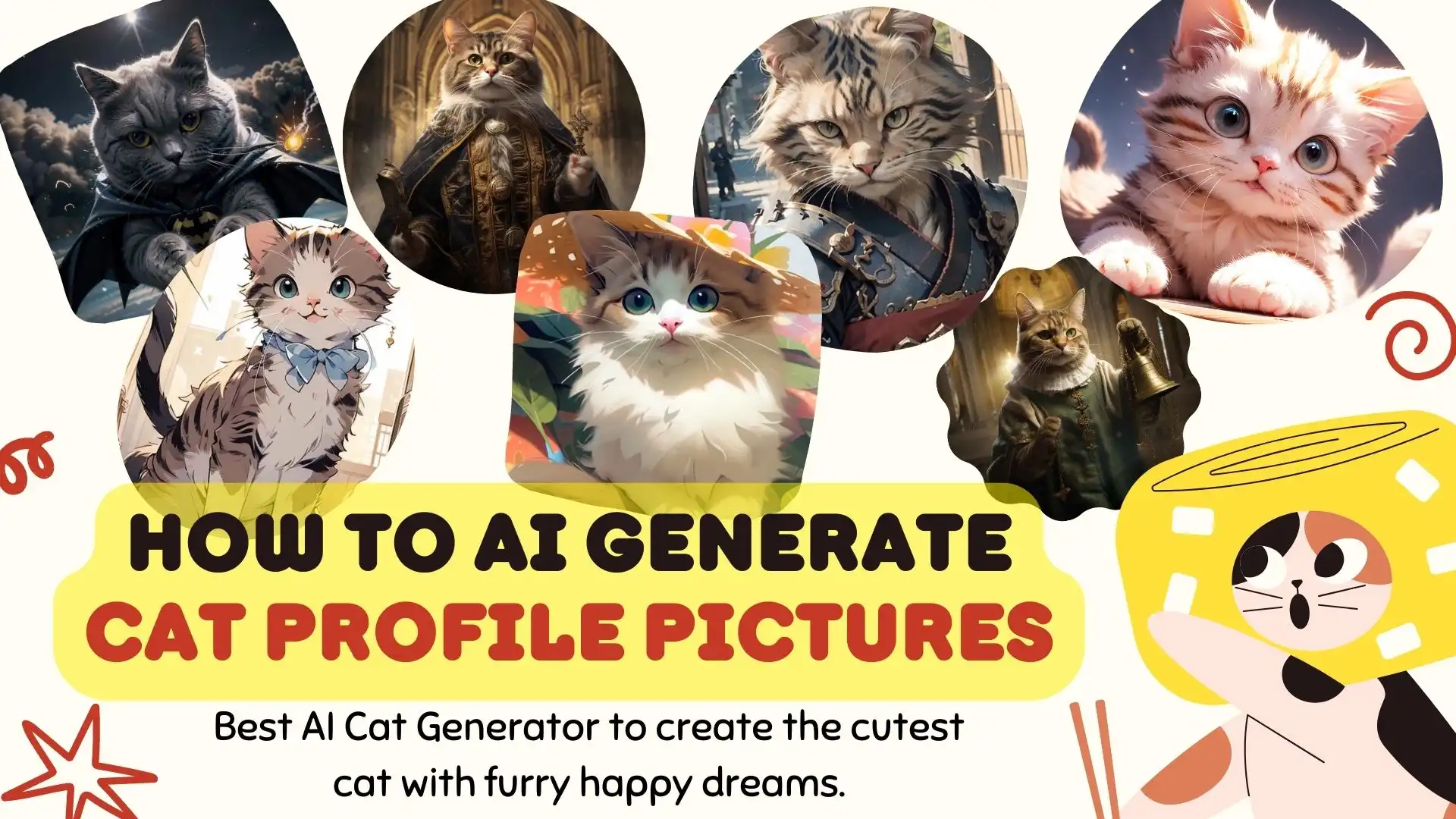 ai generate cat profile pictures post