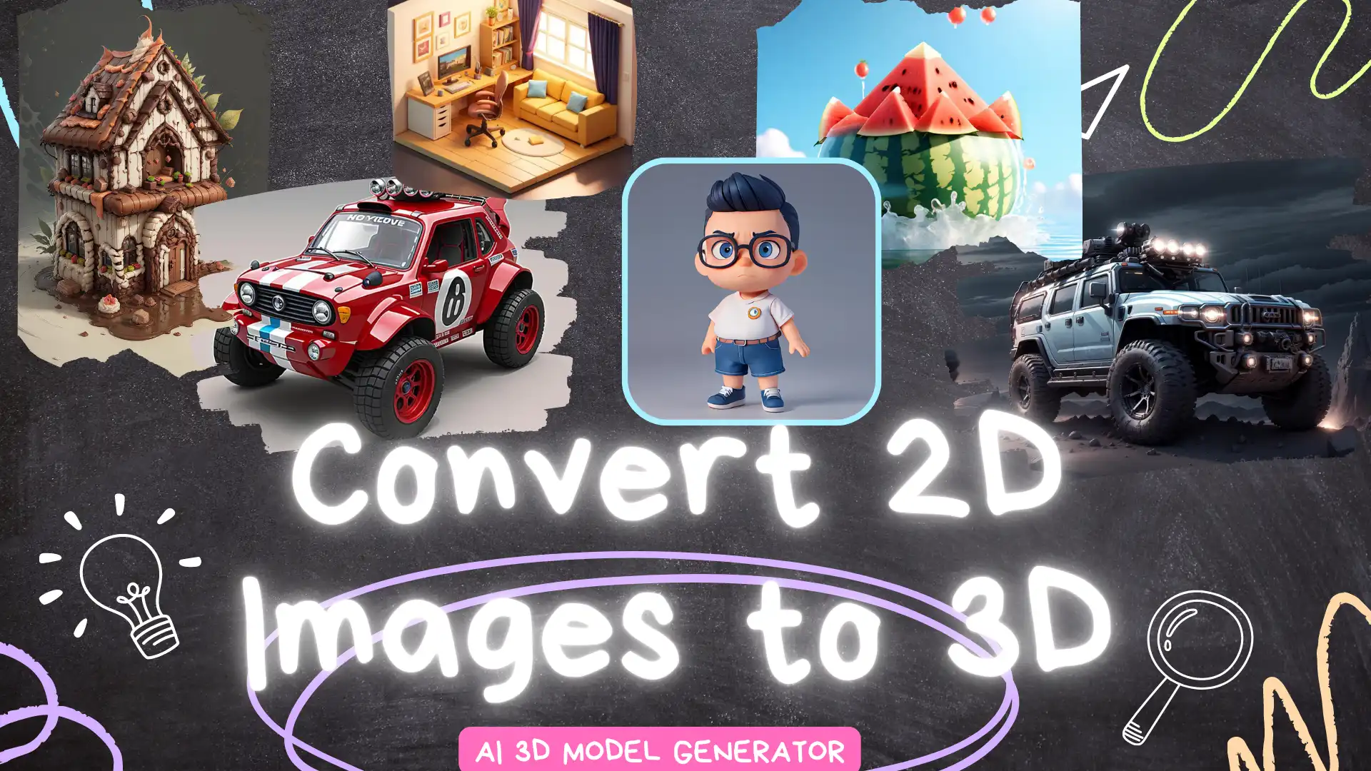 convert 2d images to 3d post