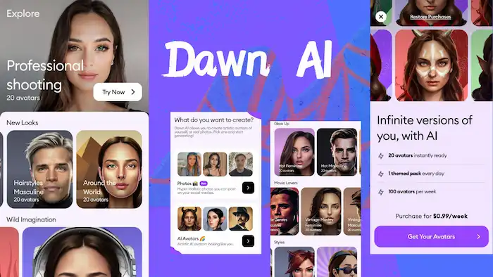 dawn ai avatar generator