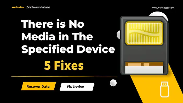 fix there is no media in the specified device