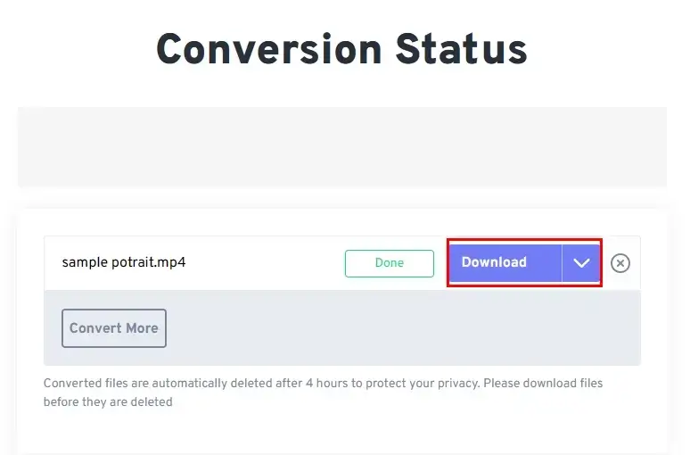 how to convert mp4 to gif online using freeconvert 3