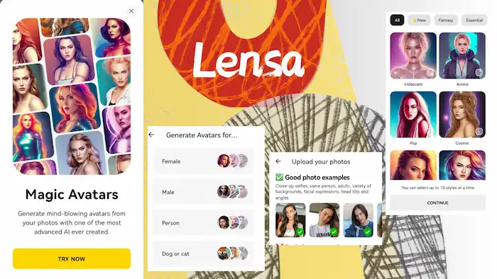 lensa ai avatar generator