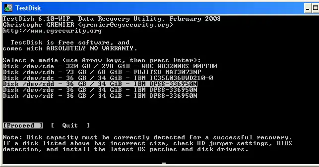 teskdisk recovery software for windows 7
