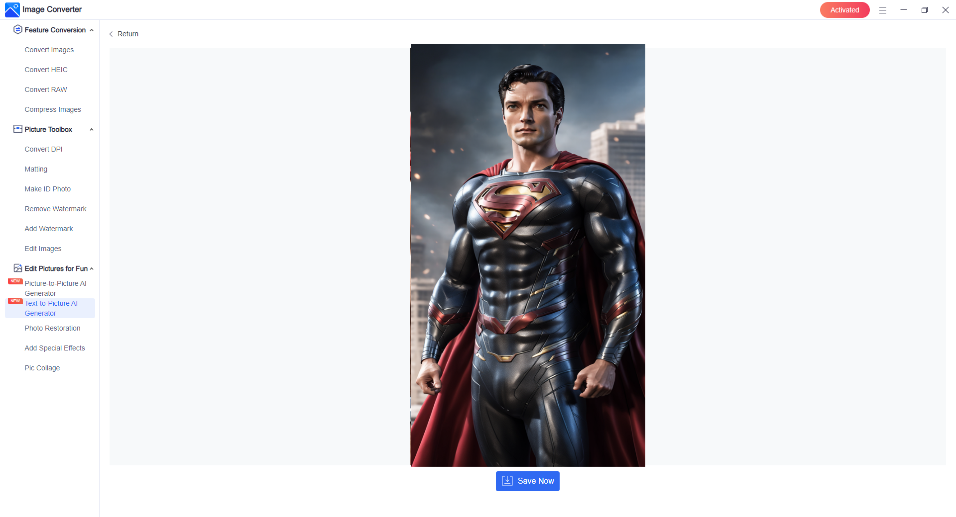 ai superhero generator workintool