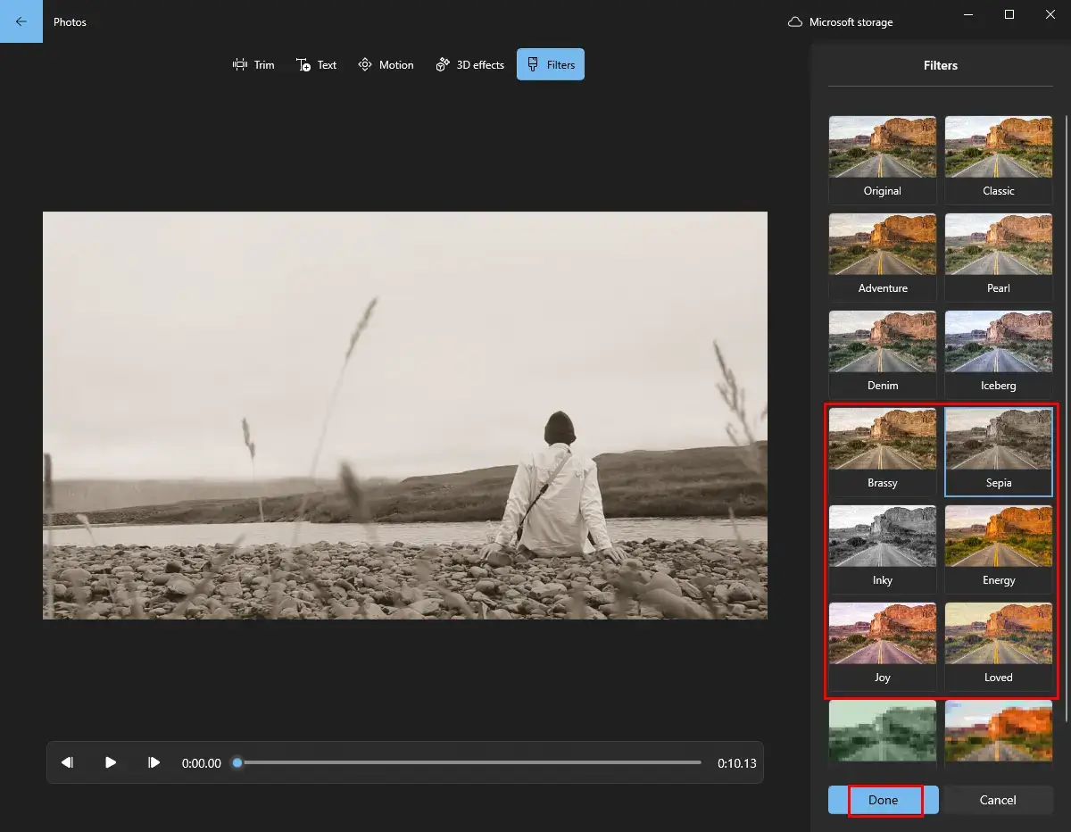 how to add a vintage effect to a video on windows using video editor 2