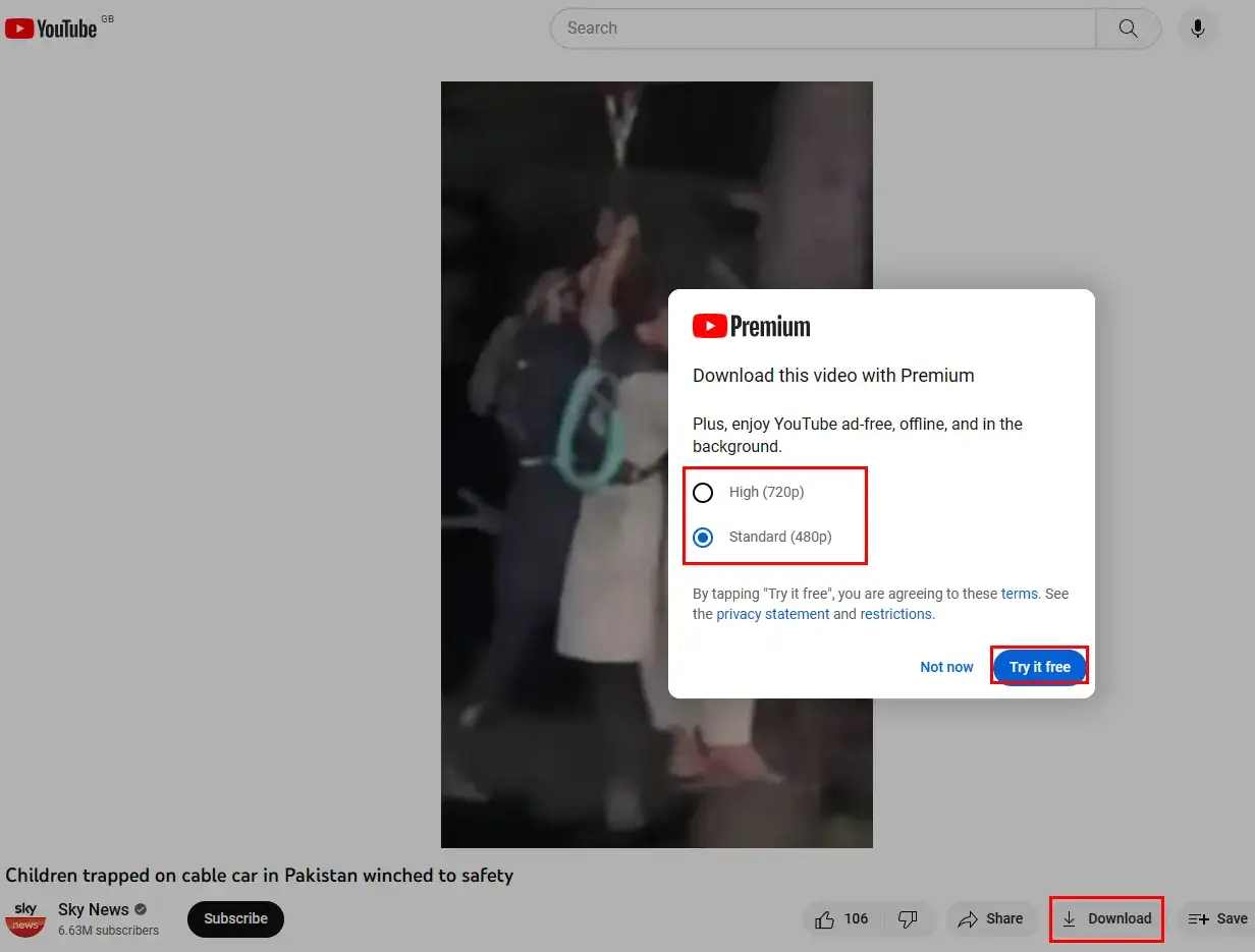 how to download youtube shorts