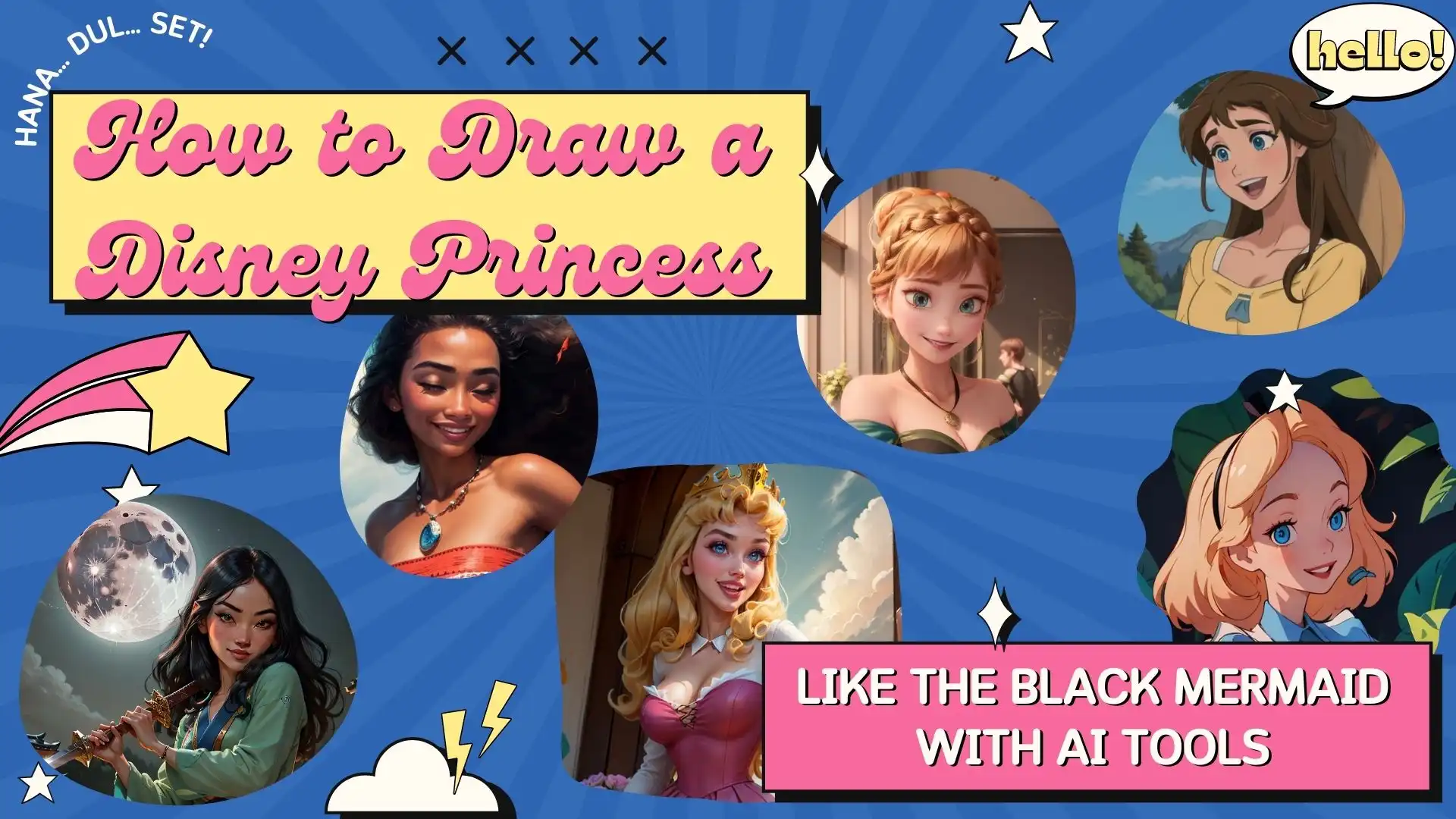 how to draw a disney priceness