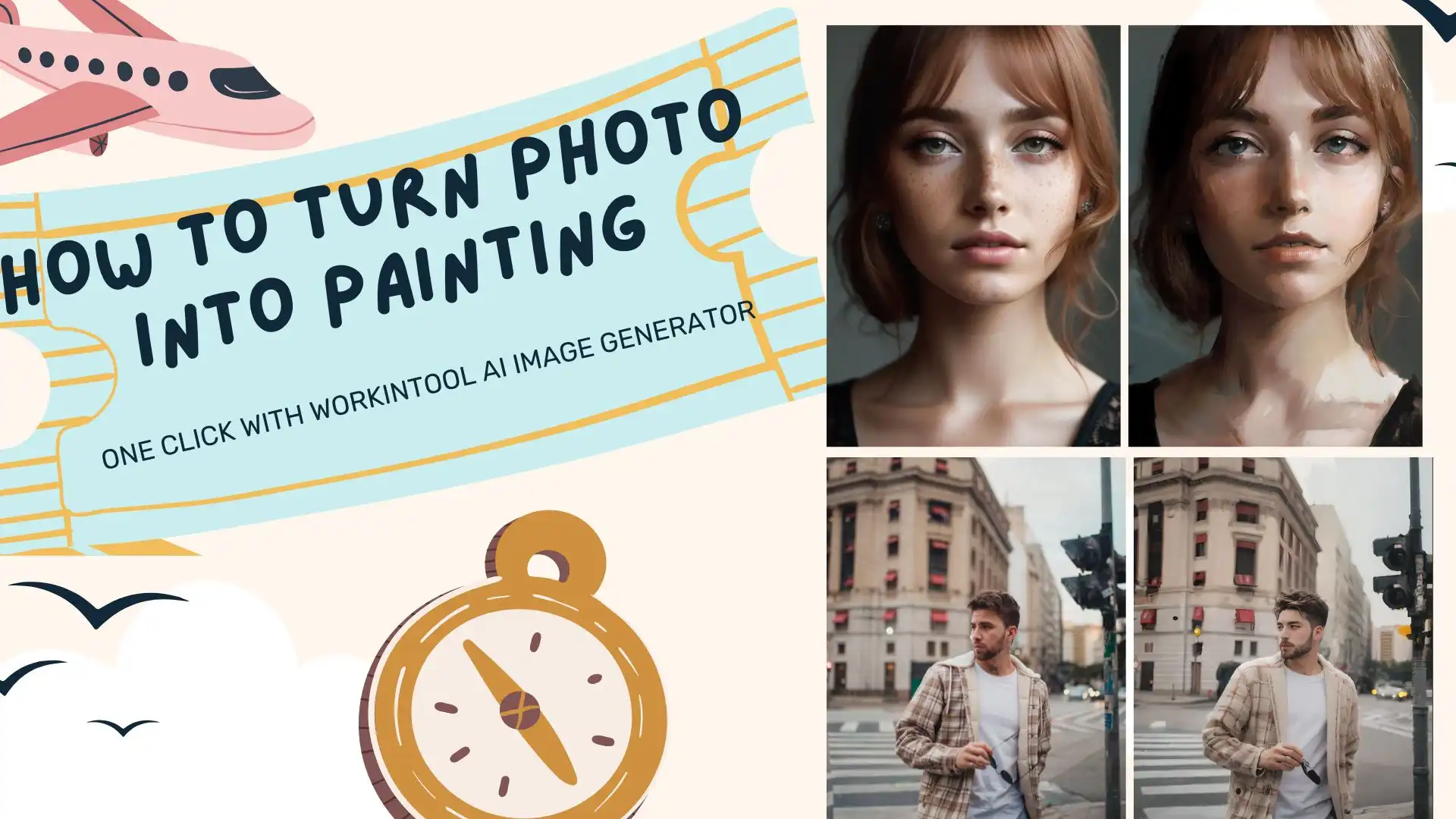 how to turn photo to painting poster