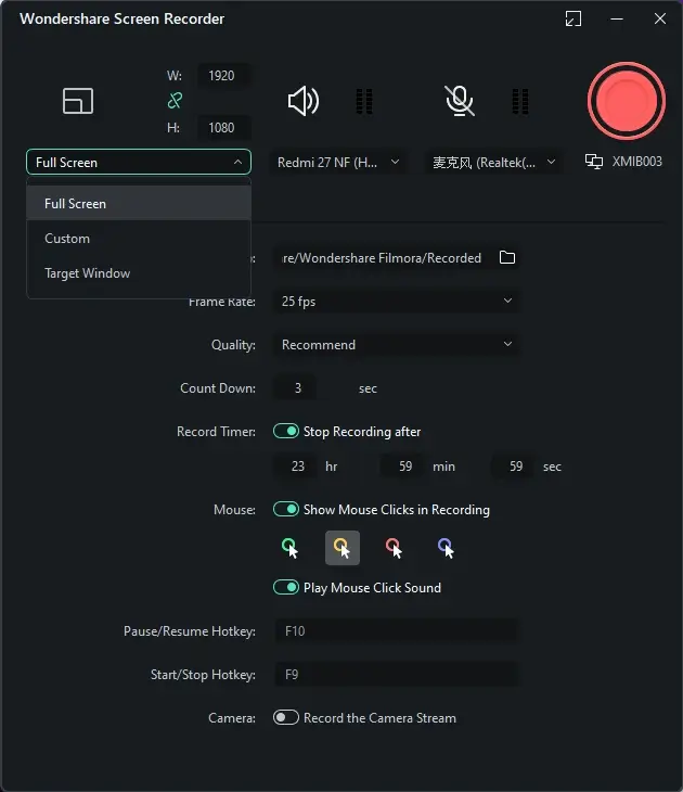 meeting recorder app wondershare filmora screen recorder