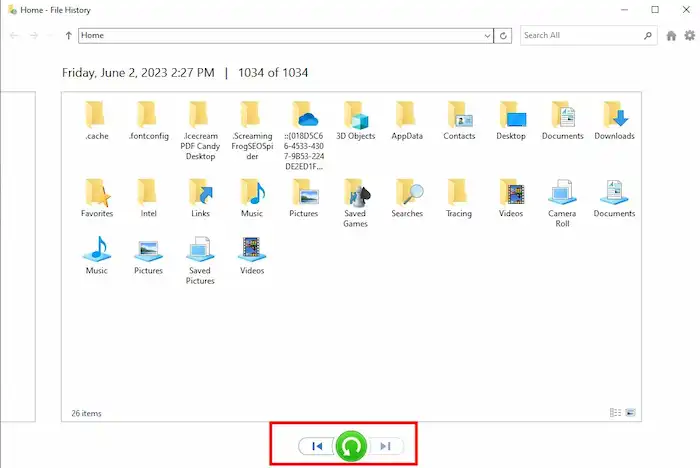 file history recover permanently deleted files
