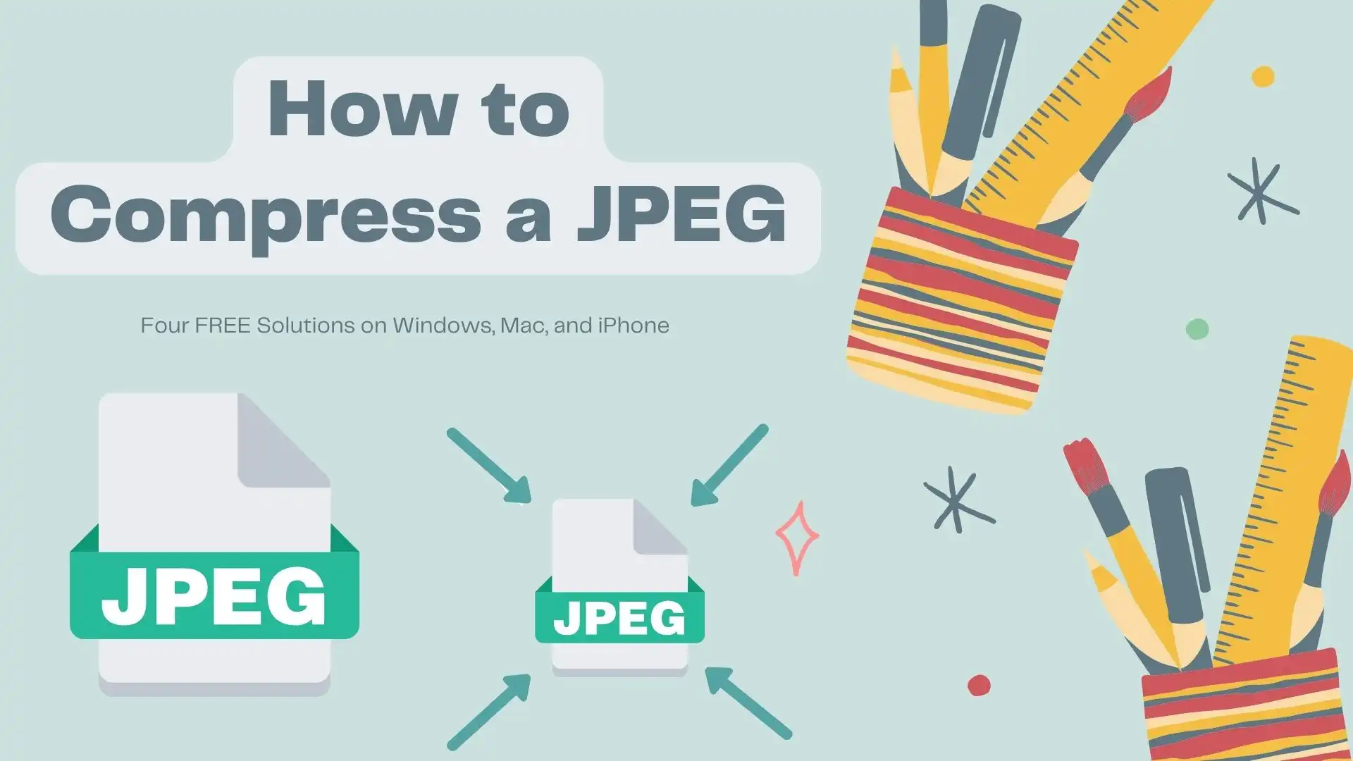 how to compress a jpeg post