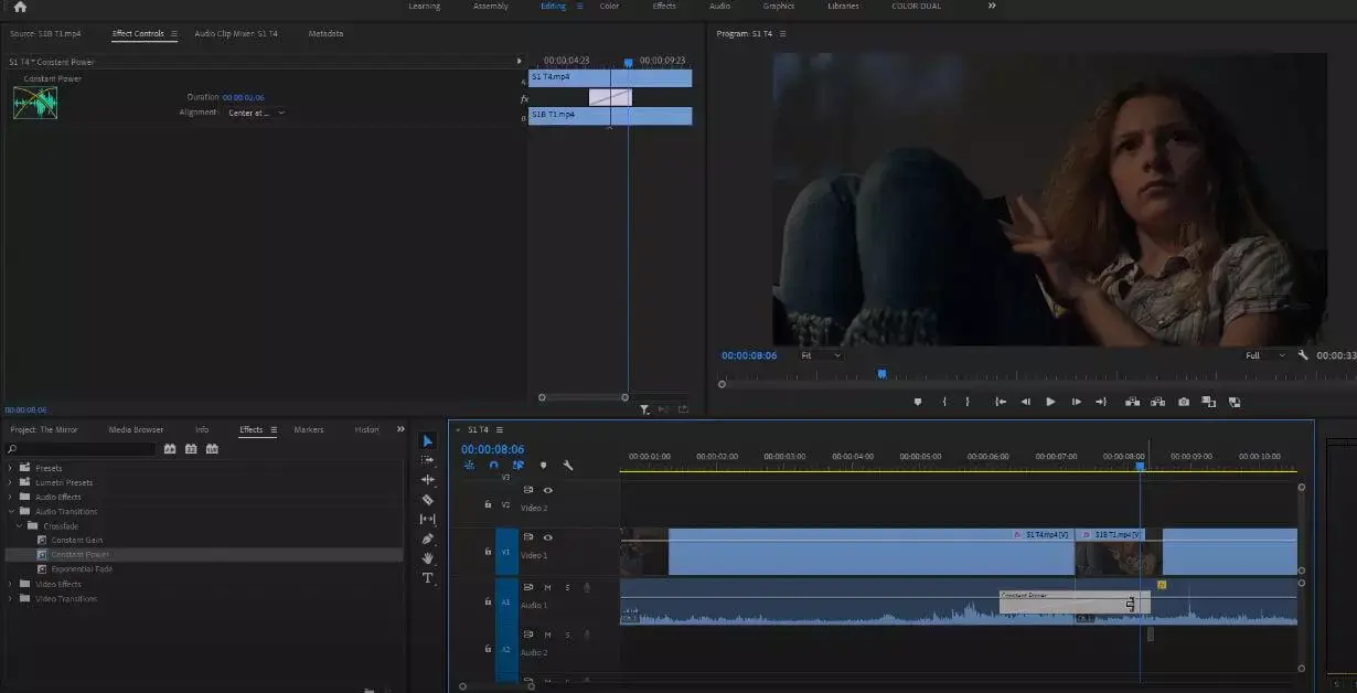how to fade audio in and out in premiere pro