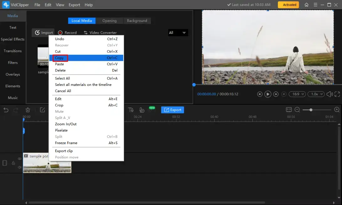 how to make a boomerang video on windows using workintool vidclipper 1