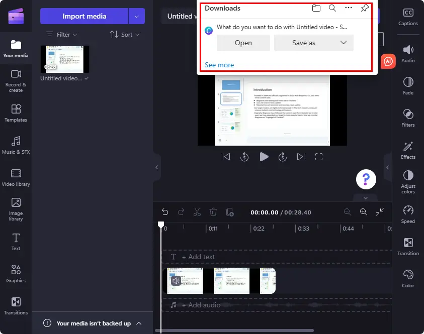 how to record on google slides online in clipchamp 6