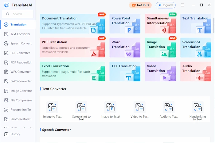 simultaneous interpretation translateai