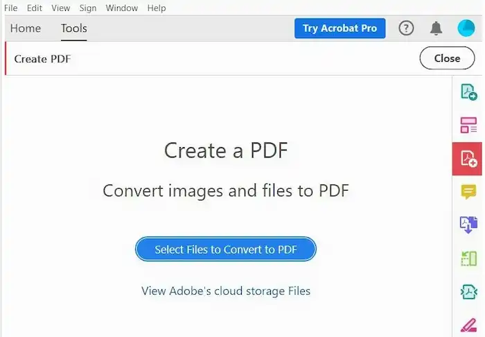 convert files to pdf adobe