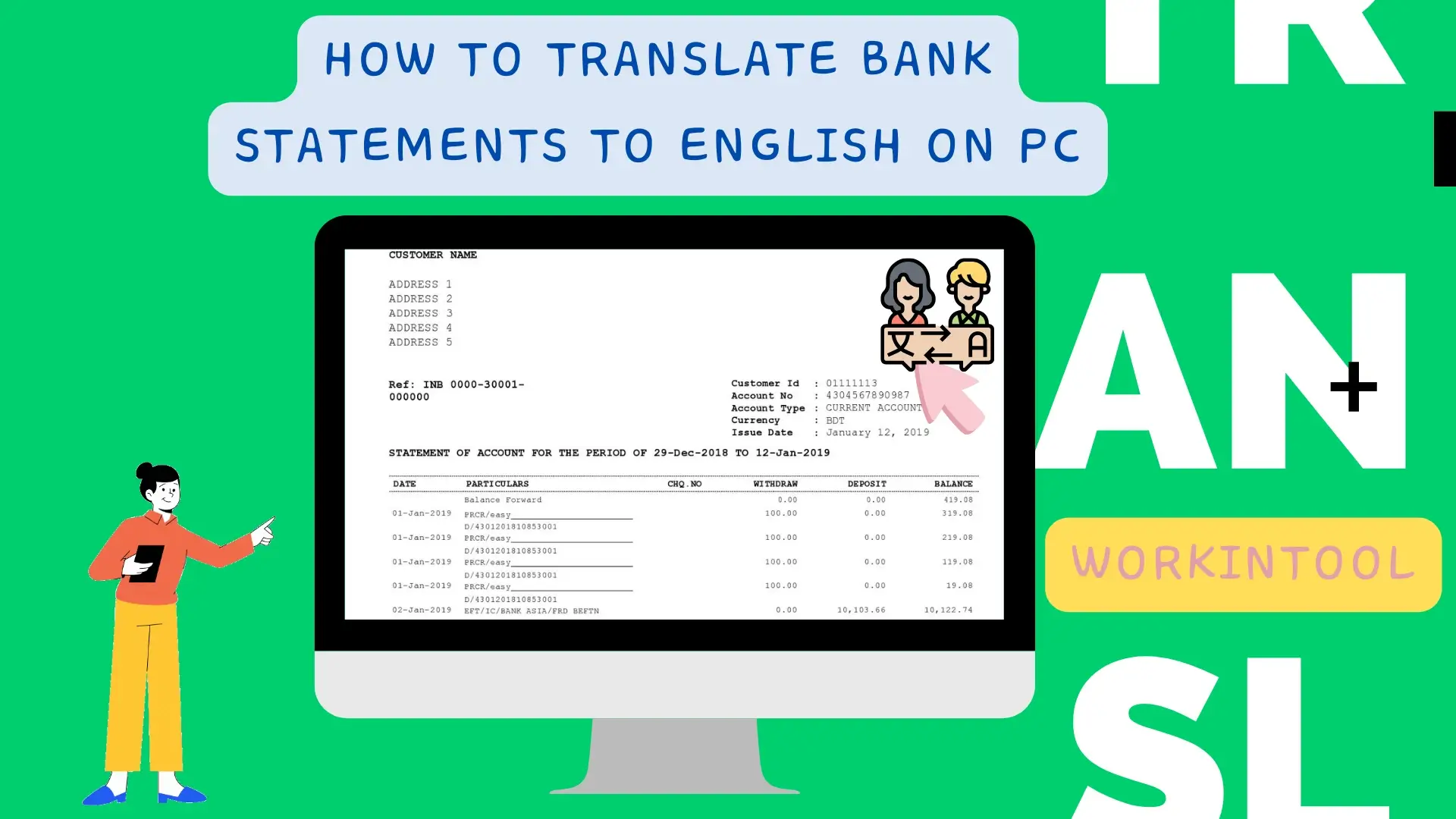 featured image for how to translate bank statements to english