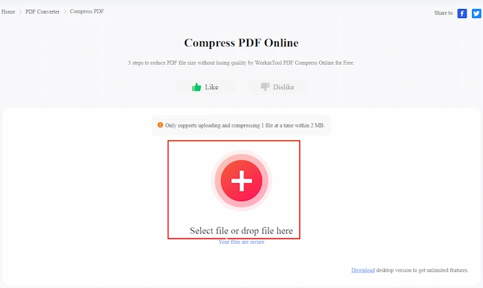how to compress a pdf for free online