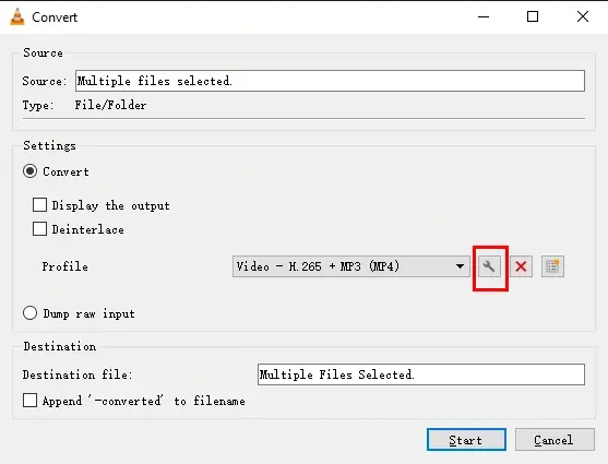 how to compress videos for youtube in vlc 1