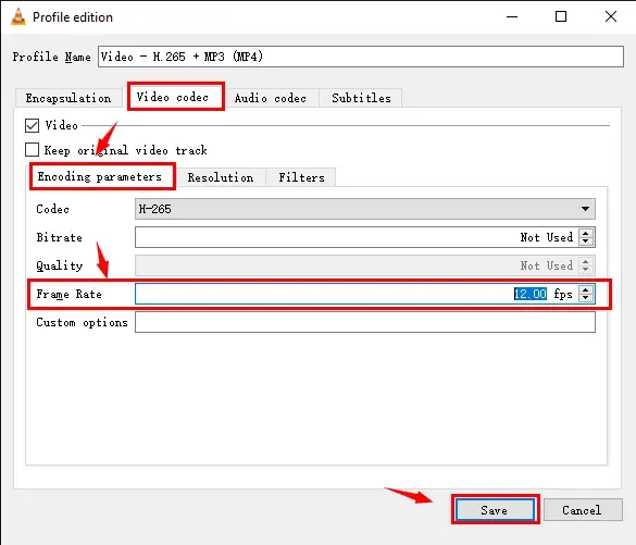 how to compress videos for youtube in vlc 2 frame rate