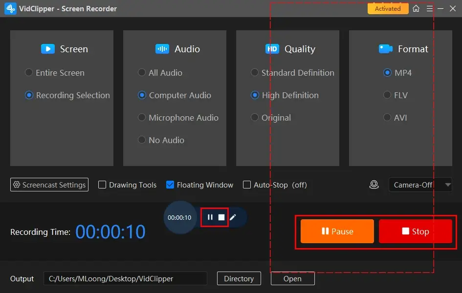 how to record verticial video on windows with workintool capture screen recorder 2