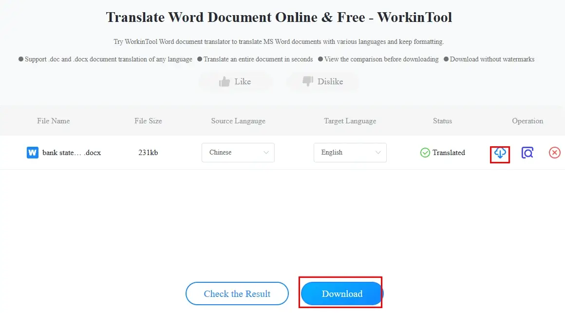 how to translate bank statements to english in word online word translator 2