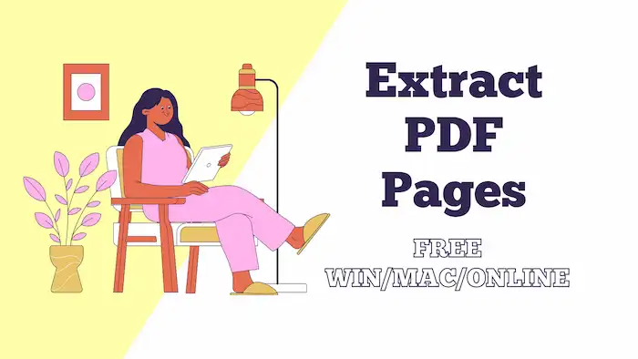 how to extract pages from pdf