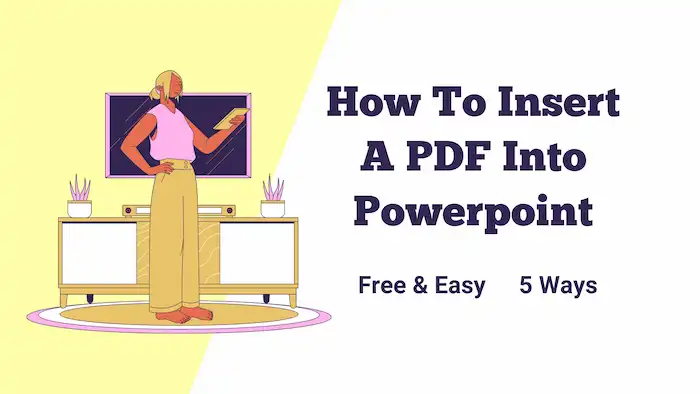 how to insert a pdf into powerpoint