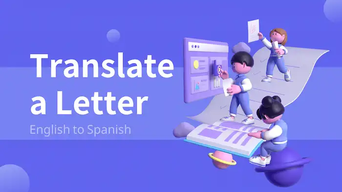 translate a letter from english to spanish