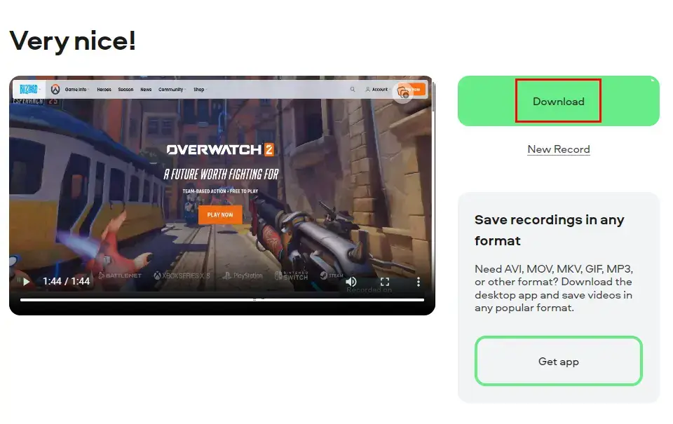 how to record overwatch games online with screen capture 3