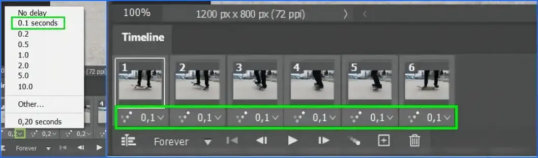 how to speed up a gif in photoshop 3