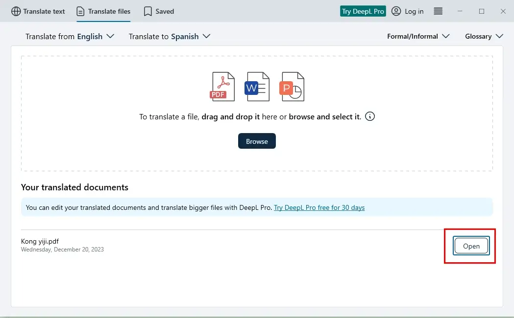 how to translate a marriage certificate in deepl 3