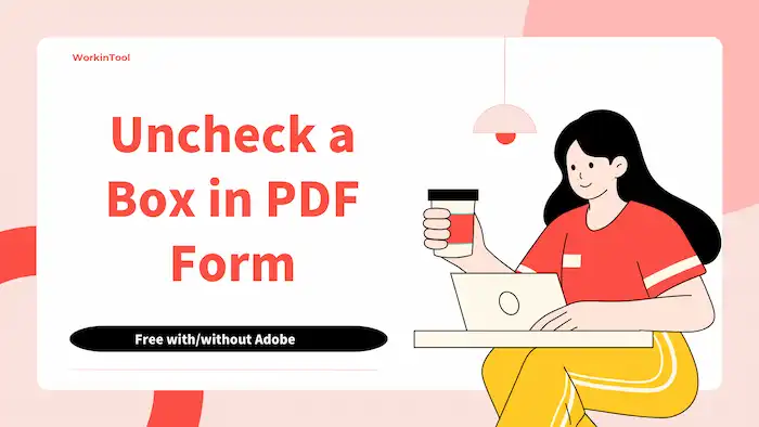 how to uncheck a box in pdf