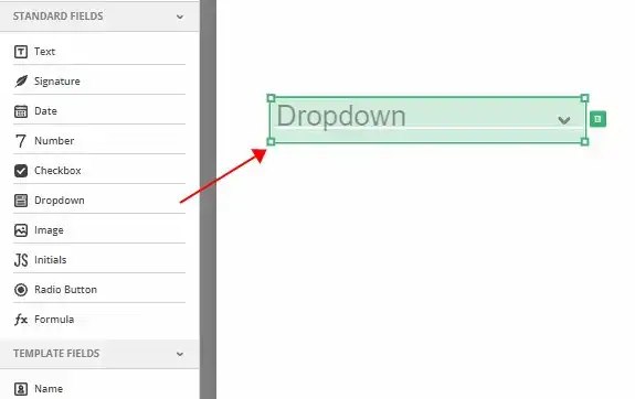 add dropdown list pdffiller